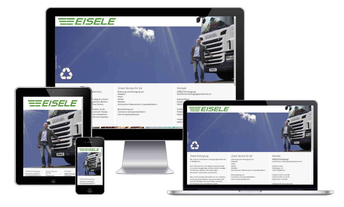 eisele-entsorgung-webdesign